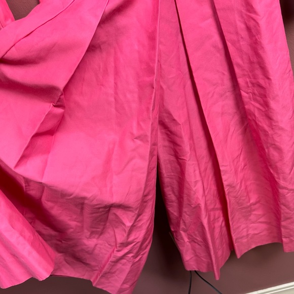 J. Crew Collection Wide leg jumpsuit in bright dahlia size 2 culottes - Picture 6 of 15